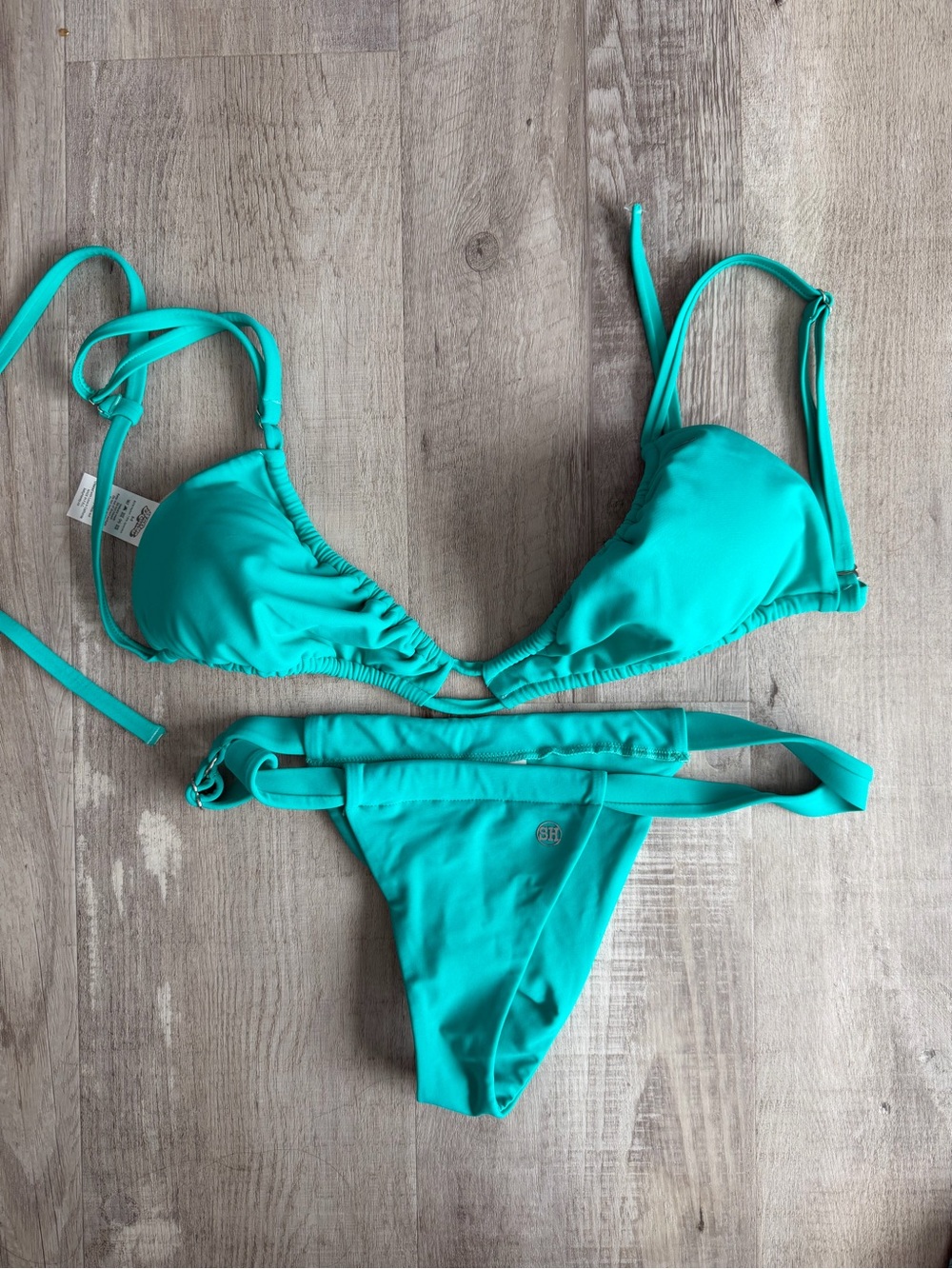 Salty Honey Turquoise Bikini Set